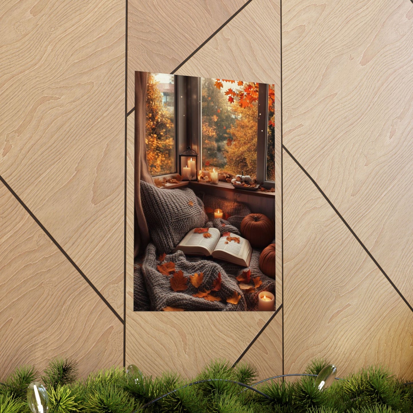 “Chapters of Autumn” - Matte Canvas Poster