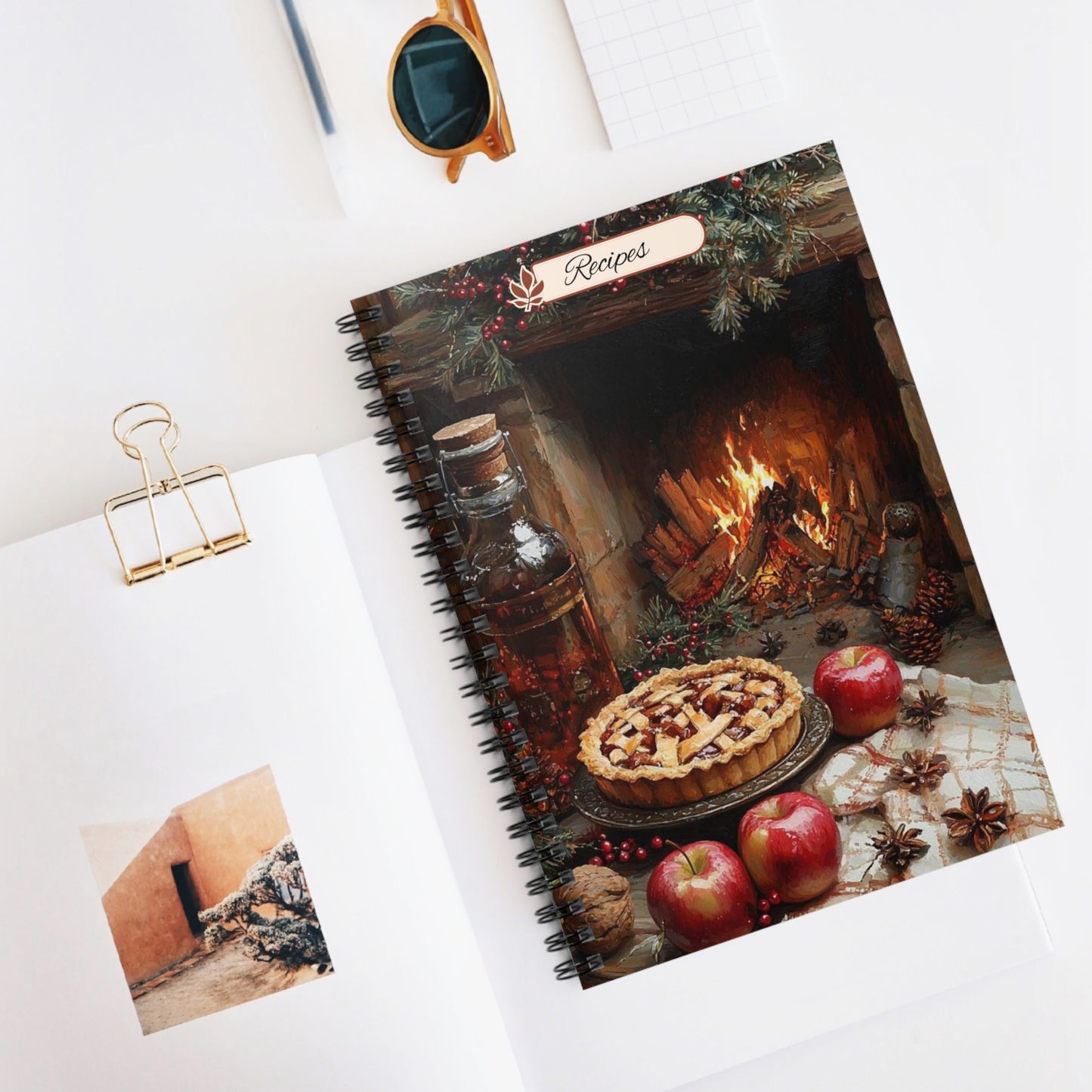 “A Slice of Fall” - Spiral Notebook