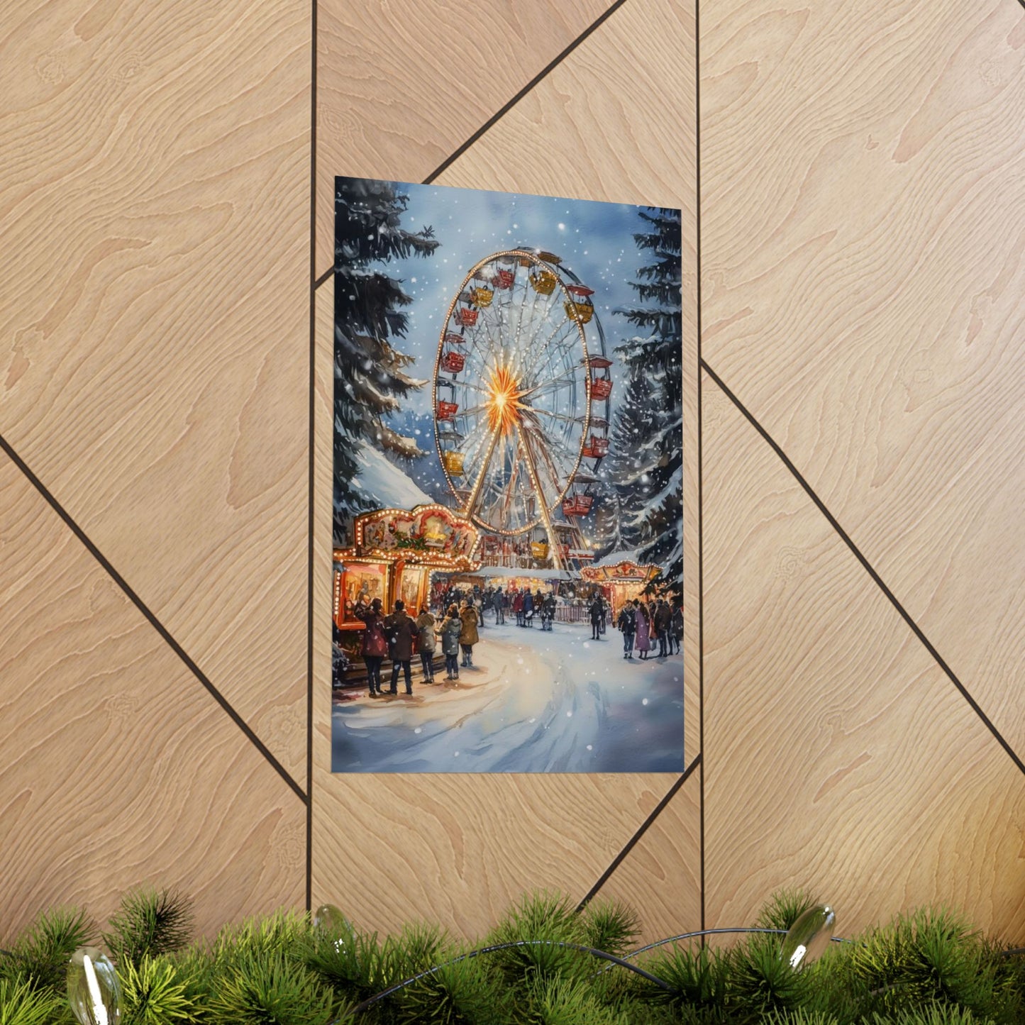“Carnival of Snow”- Matte Canvas Poster