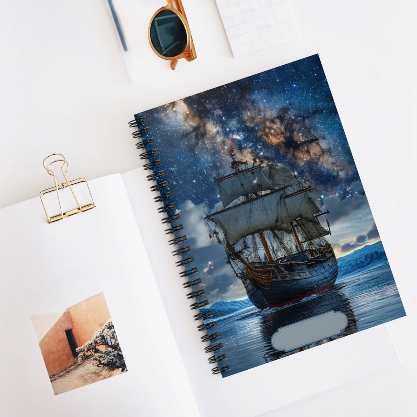 “Celestial Drift” - Spiral Notebook