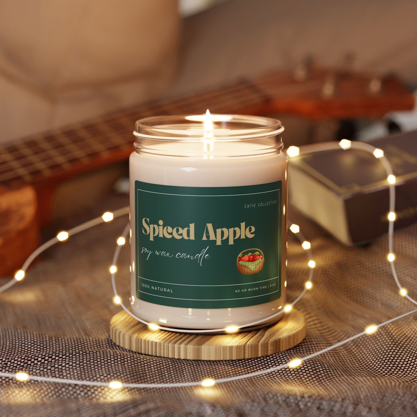 Spiced Apple Scented Soy Candle 9oz