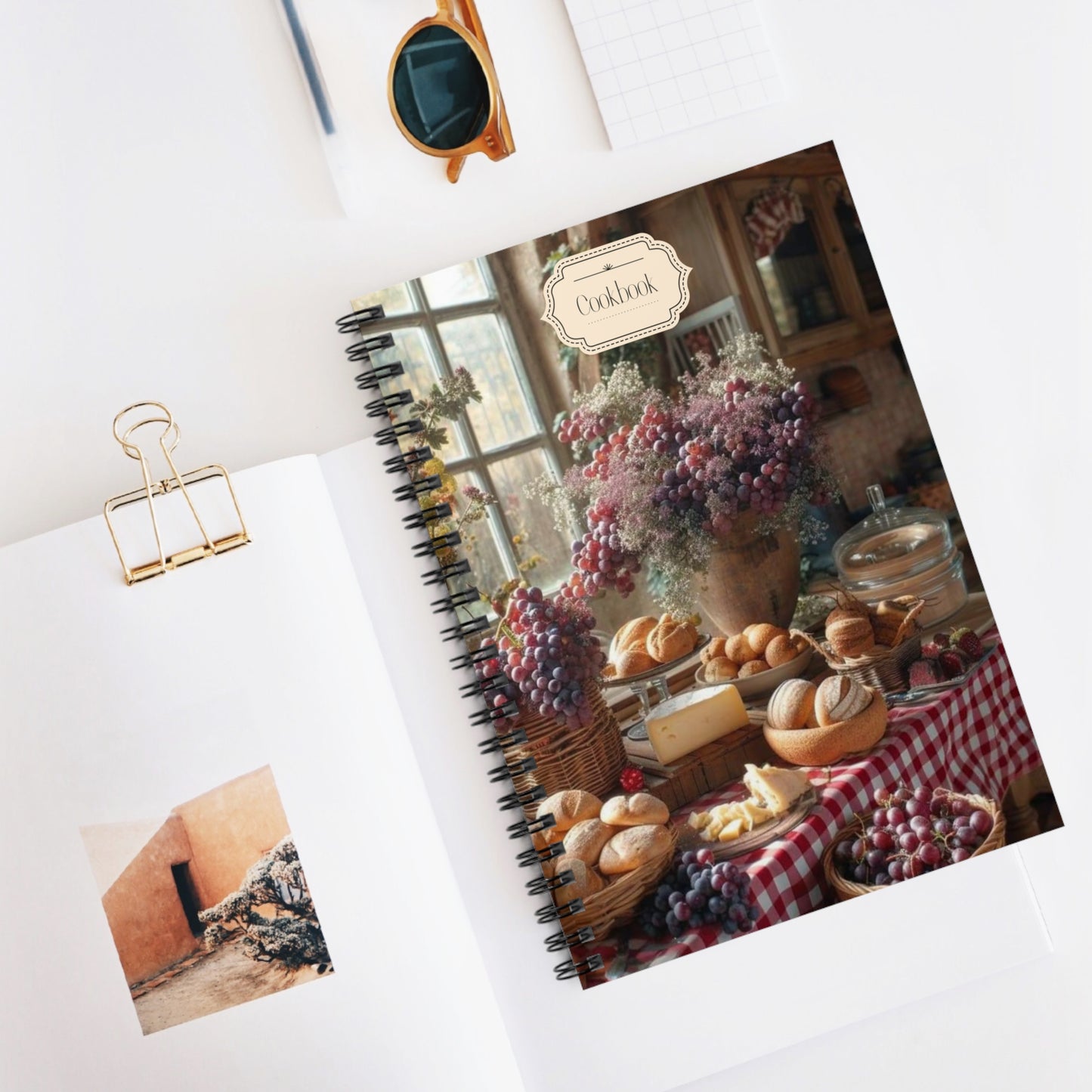 “Flour & Vine” - Spiral Notebook