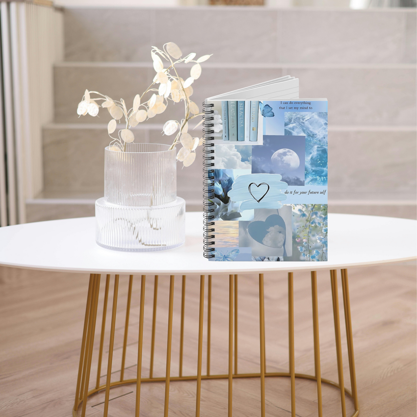 Baby Blue Dreams Spiral Notebook