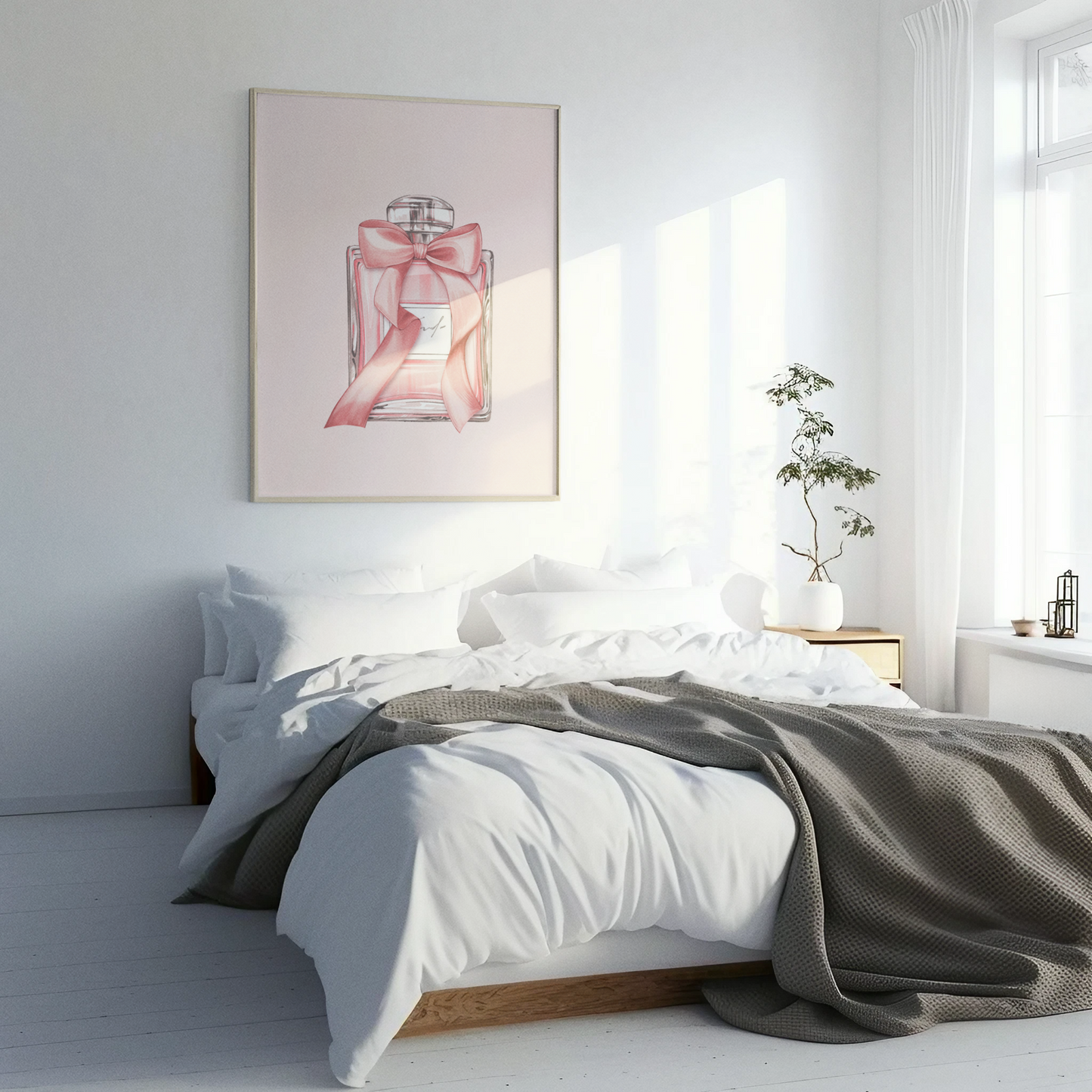 Sweet Notes of Pink - Perfume Satin Poster