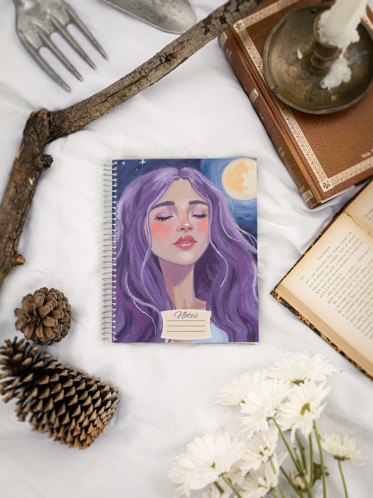 “Astral Goddess” - Spiral Notebook
