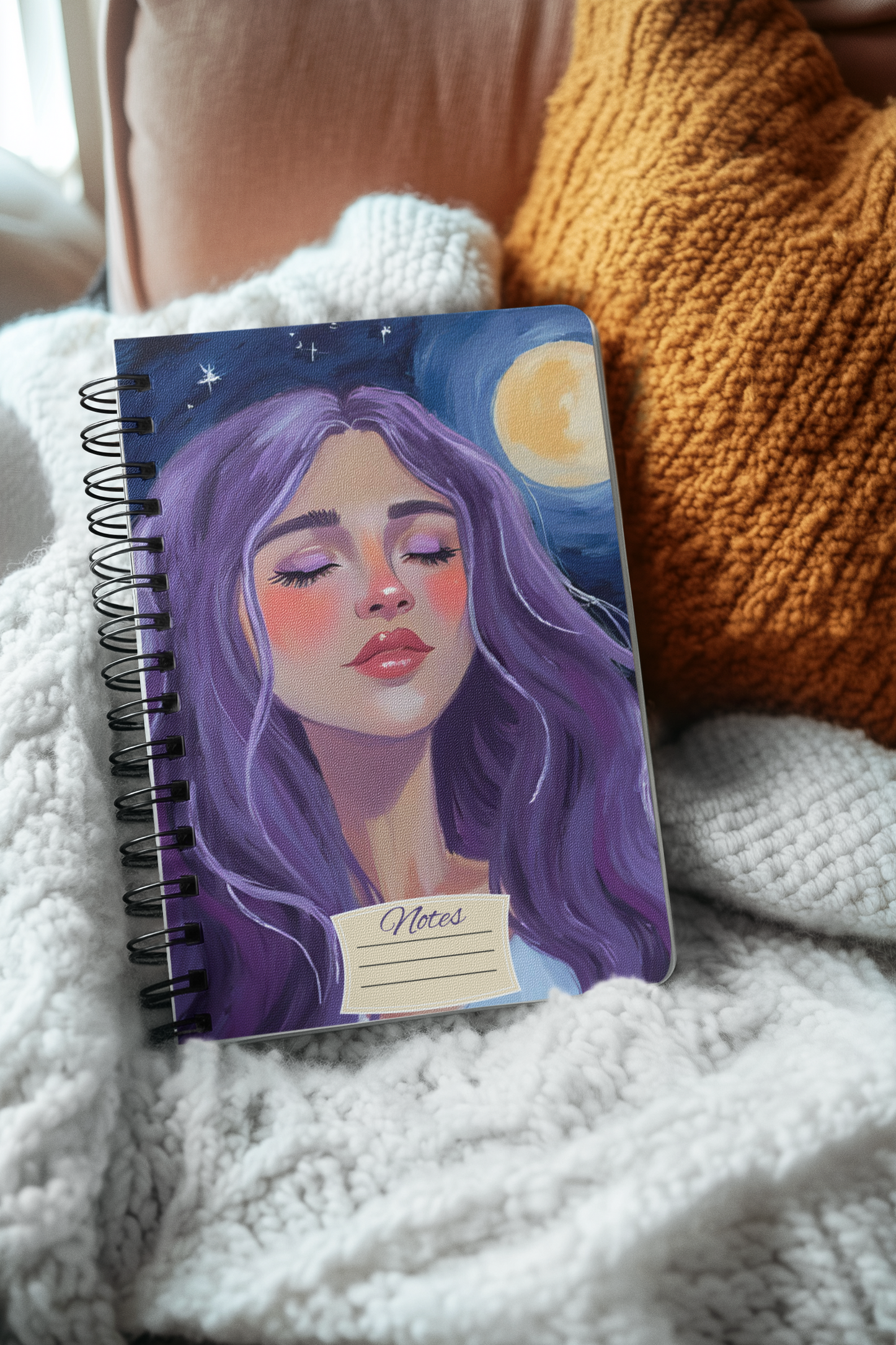 “Astral Goddess” - Spiral Notebook