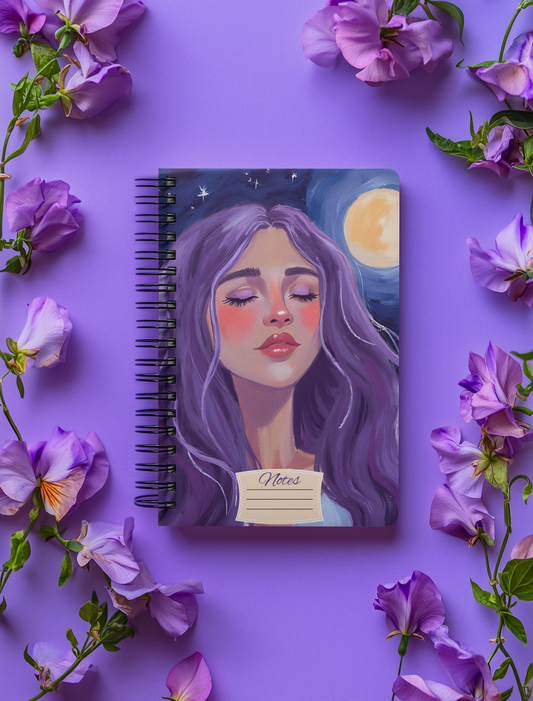 “Astral Goddess” - Spiral Notebook