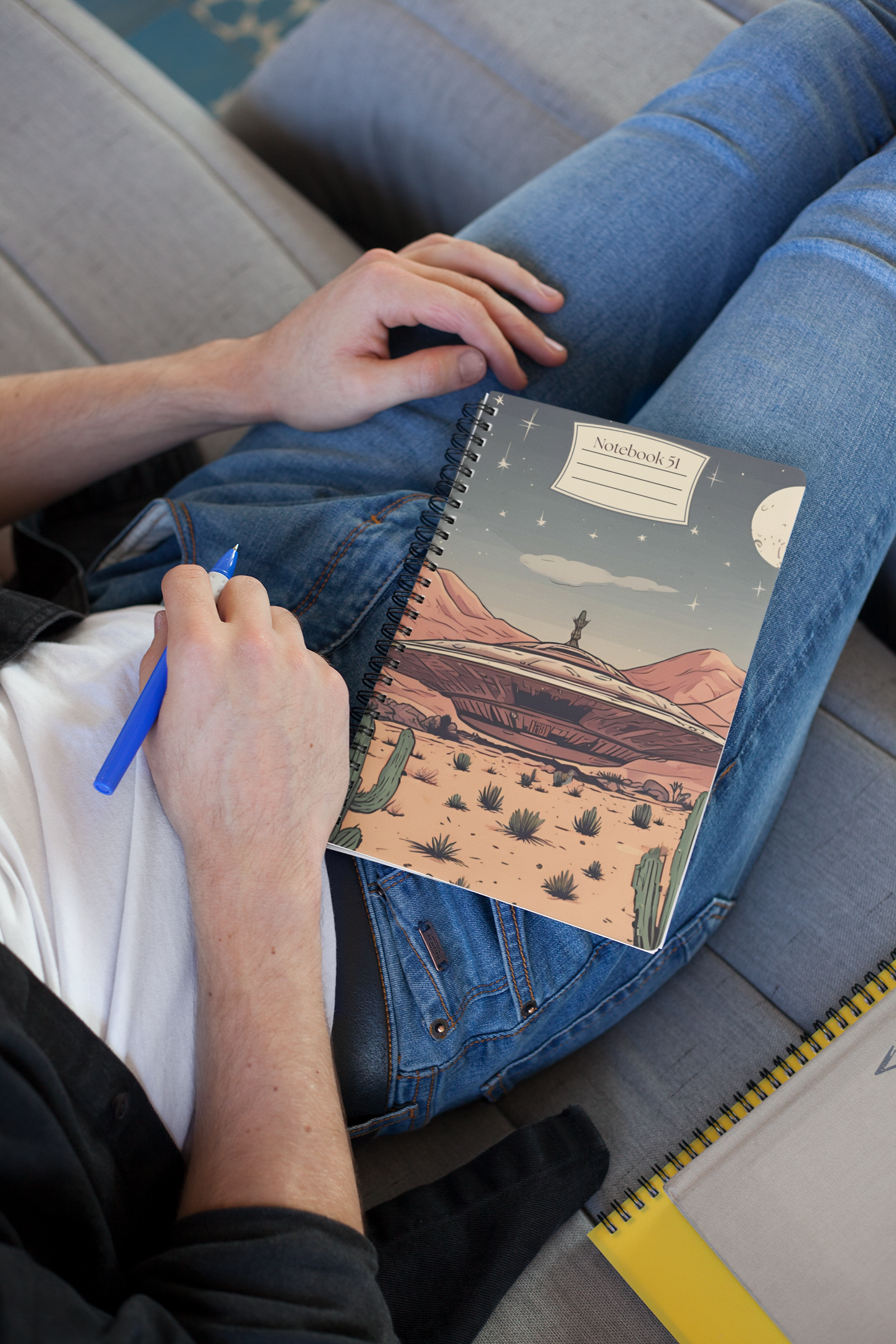 Notebook 51 - Spaceship Spiral Notebook