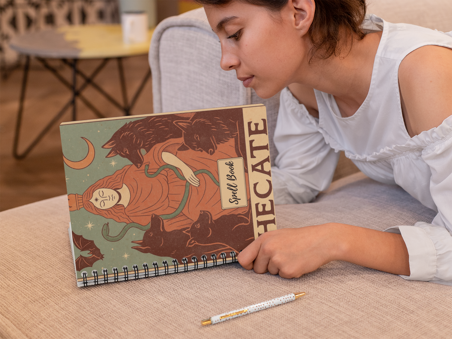 Witching Hour Pages - Hecate Spiral Notebook