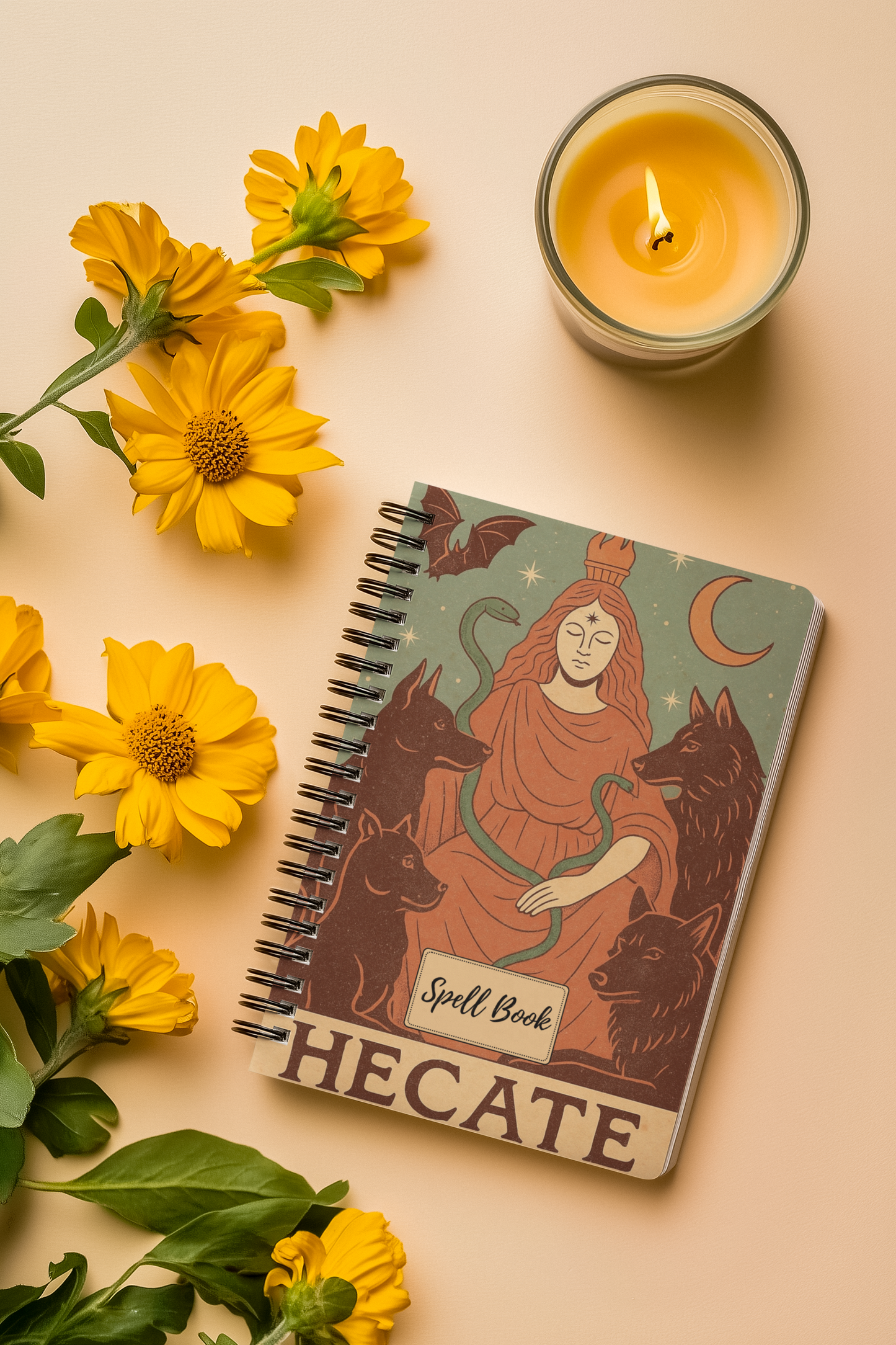Witching Hour Pages - Hecate Spiral Notebook