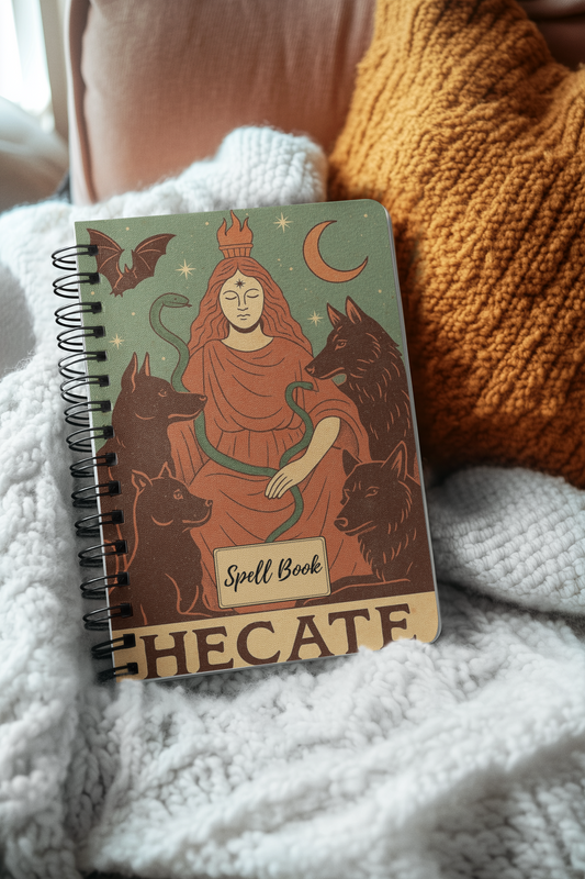Witching Hour Pages - Hecate Spiral Notebook