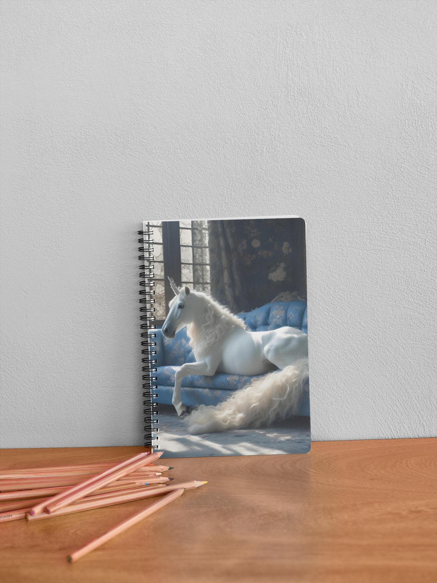 “Sunbeam Serenity” - Unicorn Spiral Notebook