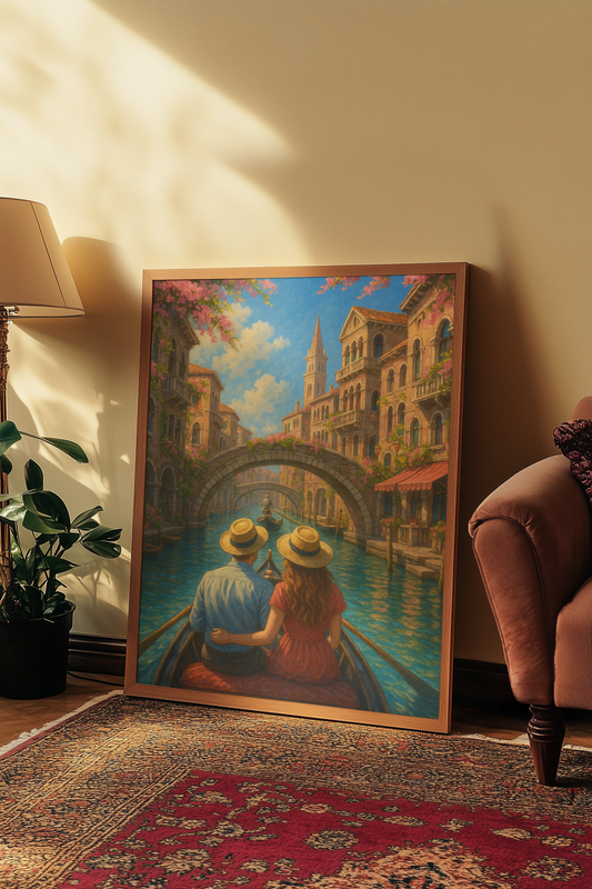 “Whispers on the Water” - Satin Poster