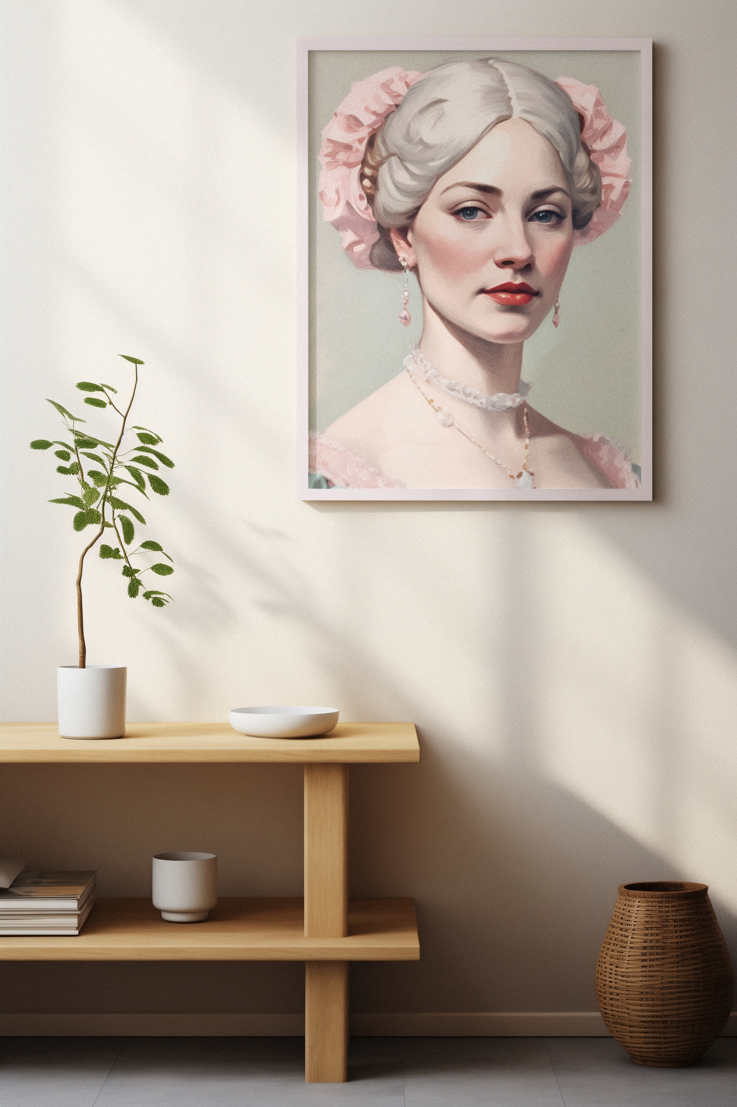 "A Queen’s Quiet Sorrow" - Satin Poster