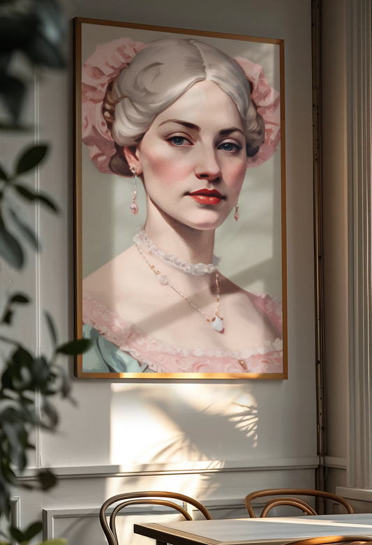 "A Queen’s Quiet Sorrow" - Satin Poster