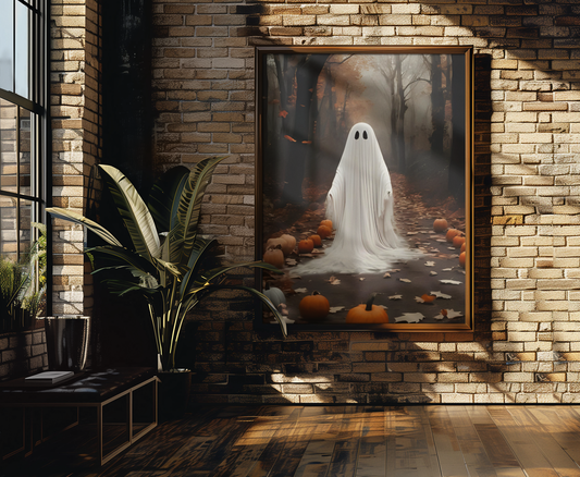 "The Hollow Path" - Ghost Satin Poster