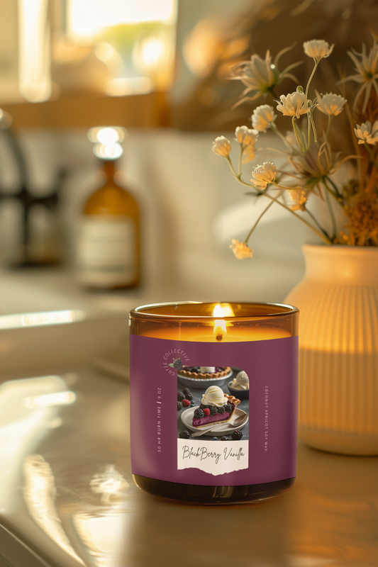 Blackberry Vanilla Pie Scented Candle 9oz