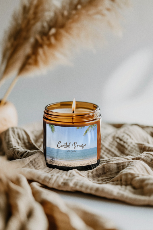 Coastal Breeze Scented Soy Candle 9oz