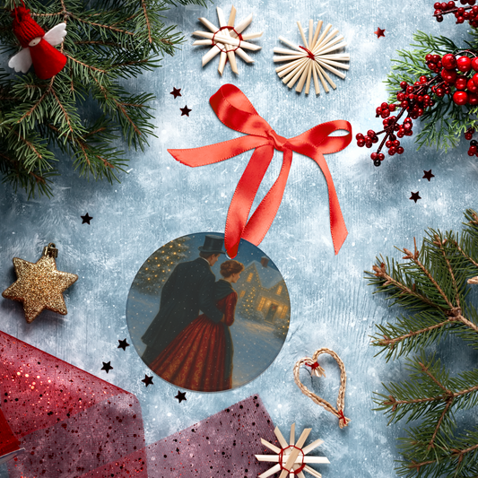 “Victorian Christmas Eve” - Acrylic Ornament