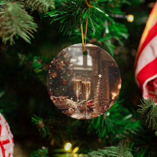 "Cheers to the New Year" - Acrylic Ornament