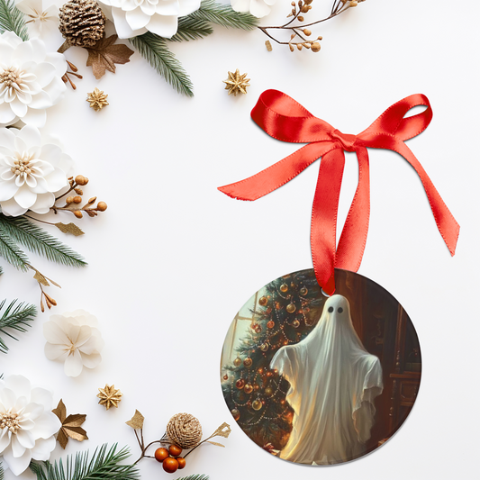 "Ghost of Christmas Glimmer" - Acrylic Ornament