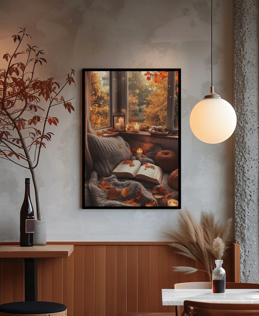 “Chapters of Autumn” - Matte Canvas Poster