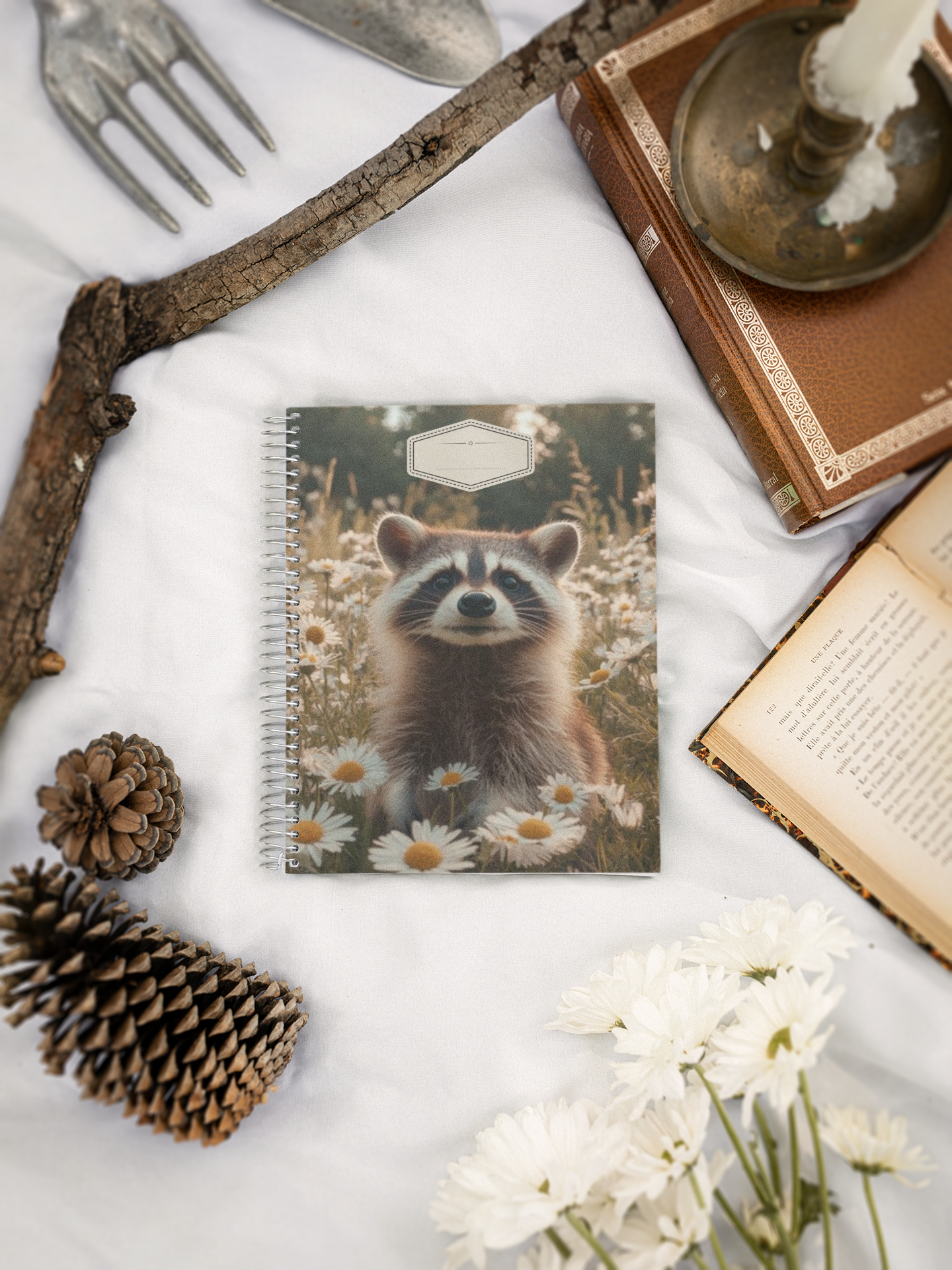 “Meadow Mischief - Spiral Notebook