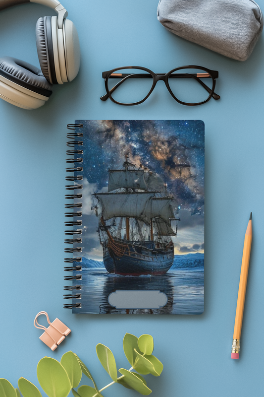 “Celestial Drift” - Spiral Notebook