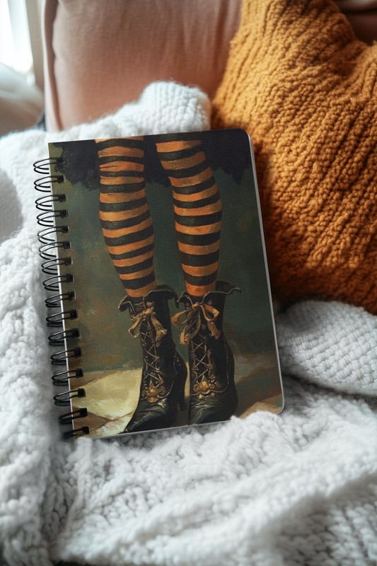 “Wickedly Striped” - Spiral Notebook