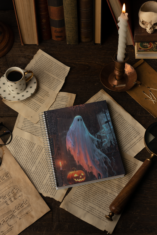 “The Chandelier Haunting” - Ghost Spiral Notebook