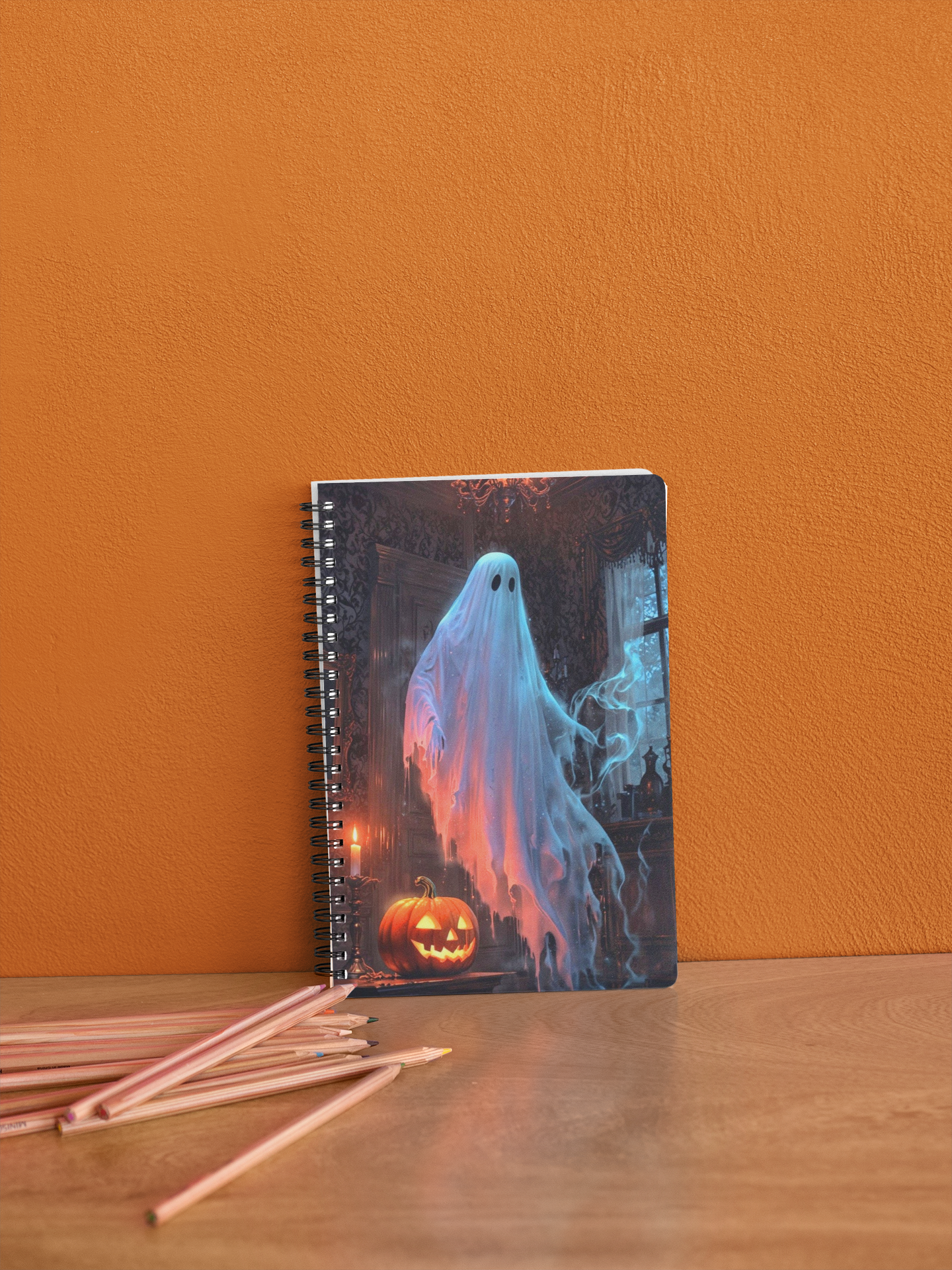 “The Chandelier Haunting” - Ghost Spiral Notebook