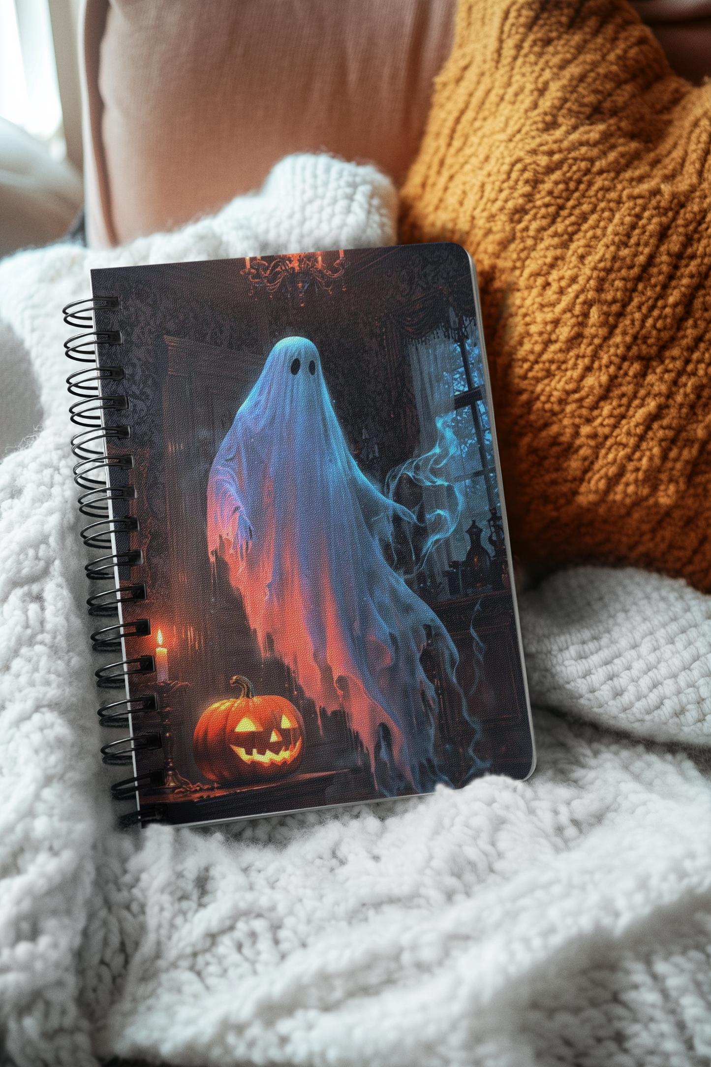 “The Chandelier Haunting” - Ghost Spiral Notebook