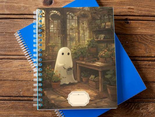 "The Greenhouse Ghost" - Spiral Notebook