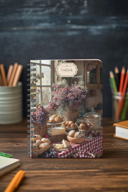 “Flour & Vine” - Spiral Notebook