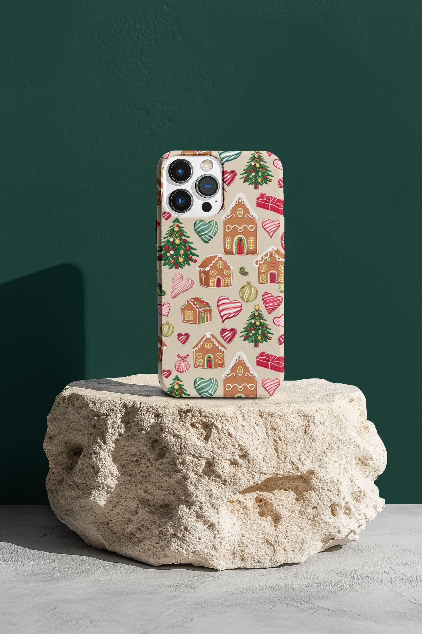 "Ginger Sweet Holiday" - Hard Cover Phone Case