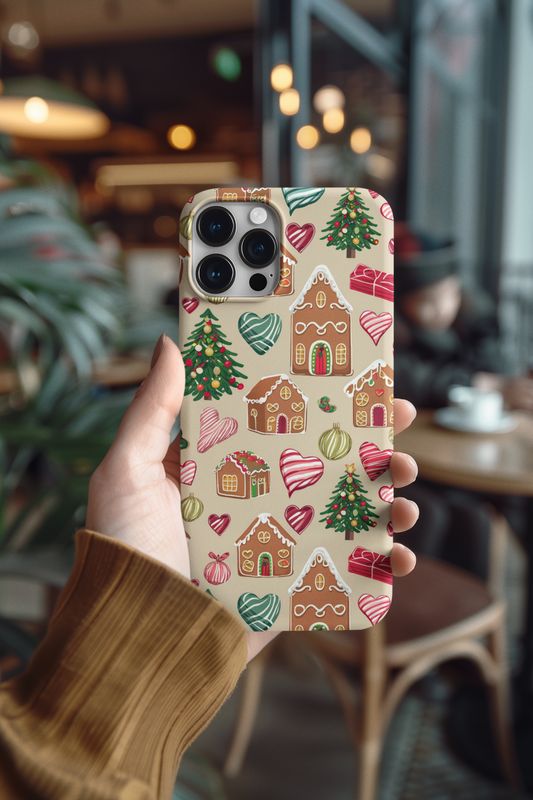 "Ginger Sweet Holiday" - Hard Cover Phone Case