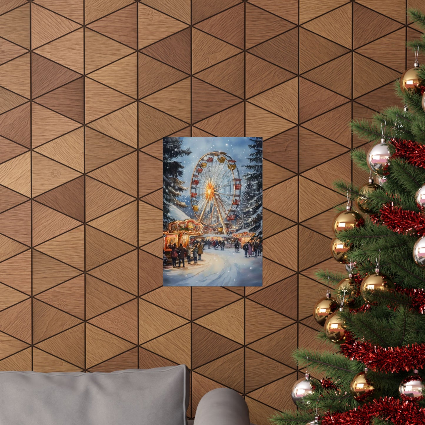 “Carnival of Snow”- Matte Canvas Poster