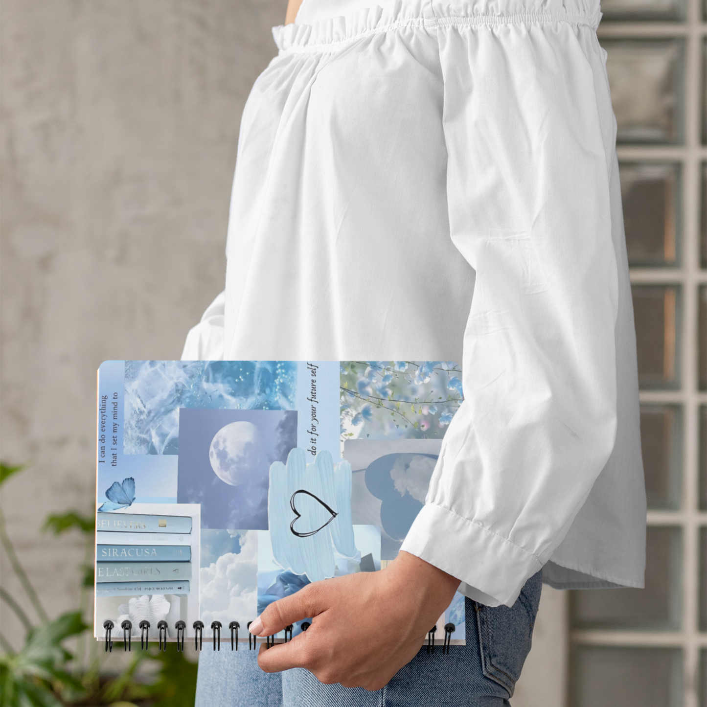 Baby Blue Dreams Spiral Notebook