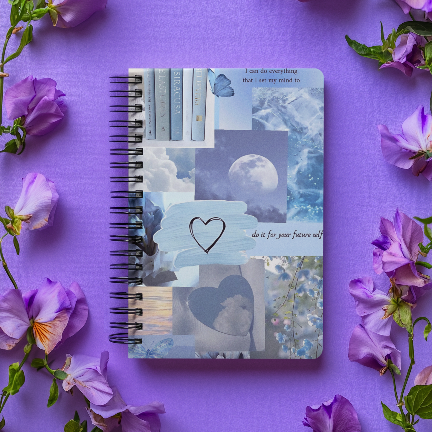 Baby Blue Dreams Spiral Notebook