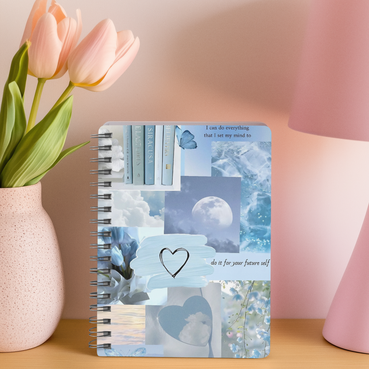 Baby Blue Dreams Spiral Notebook