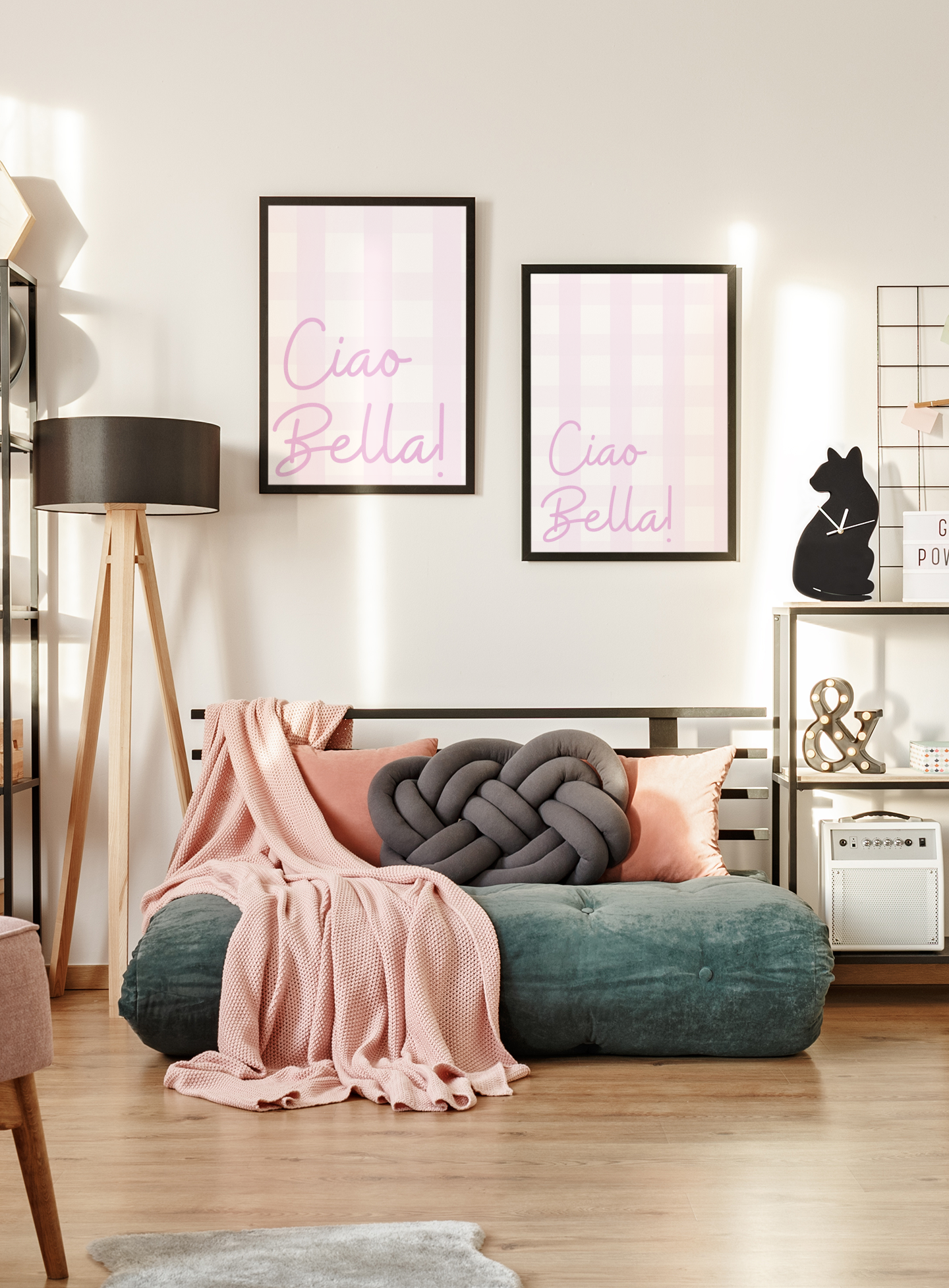 La Vie En Pink - Ciao Bella! Satin Poster