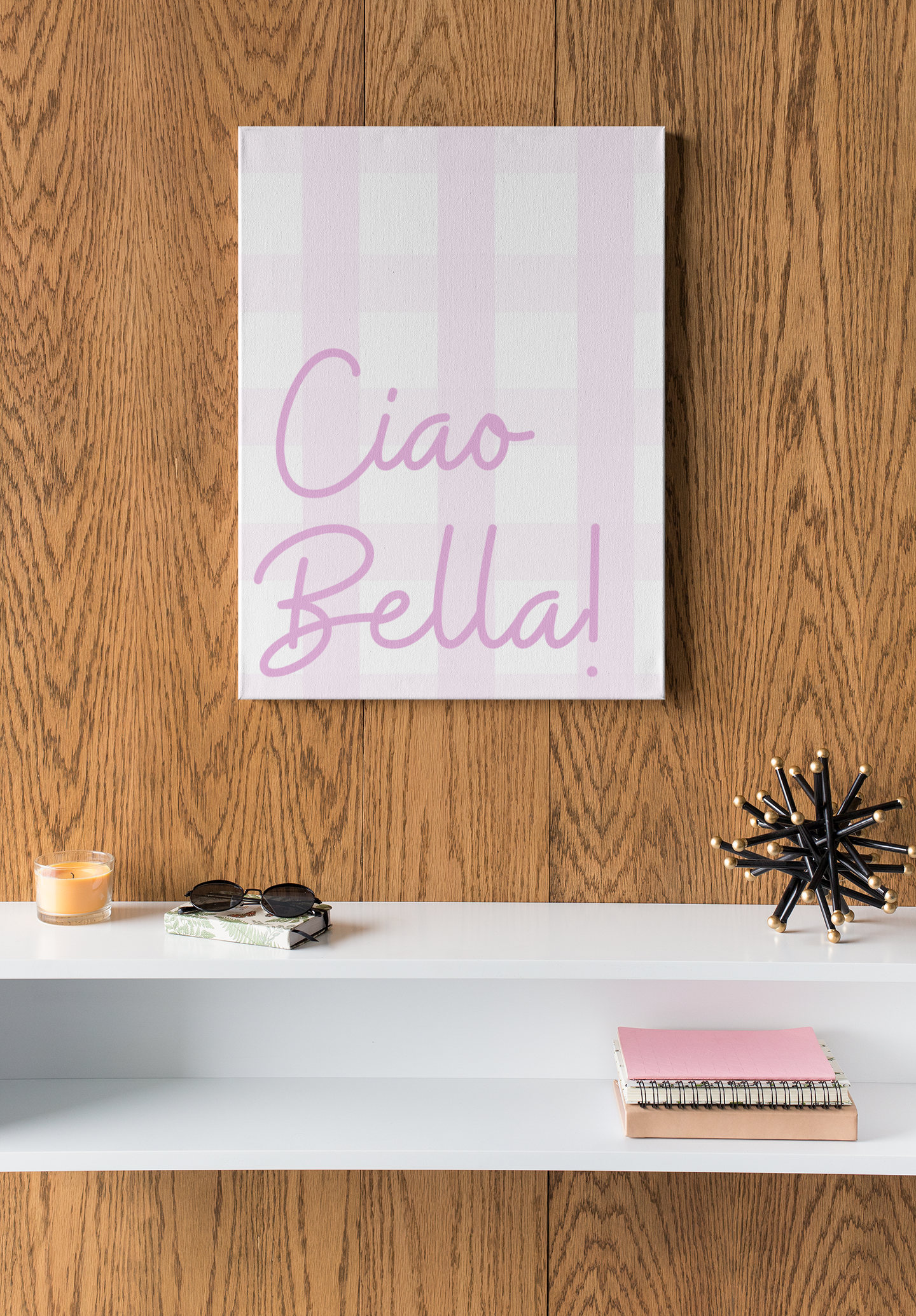 La Vie En Pink - Ciao Bella! Satin Poster