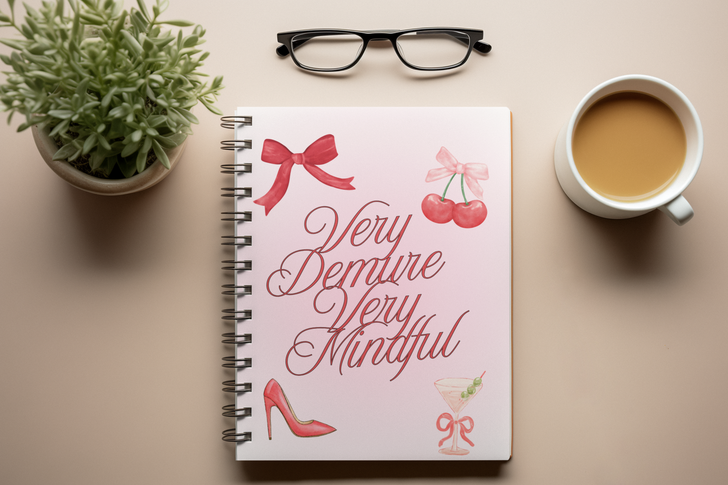 “Cherry on Top” - Chic Spiral Notebook