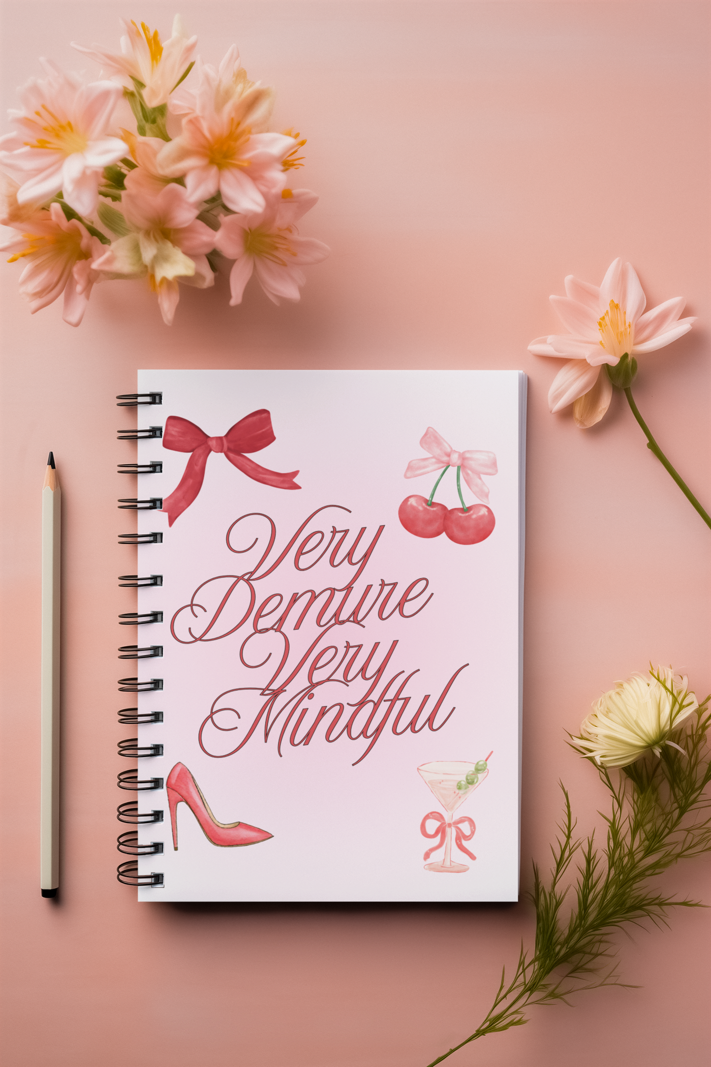 “Cherry on Top” - Chic Spiral Notebook