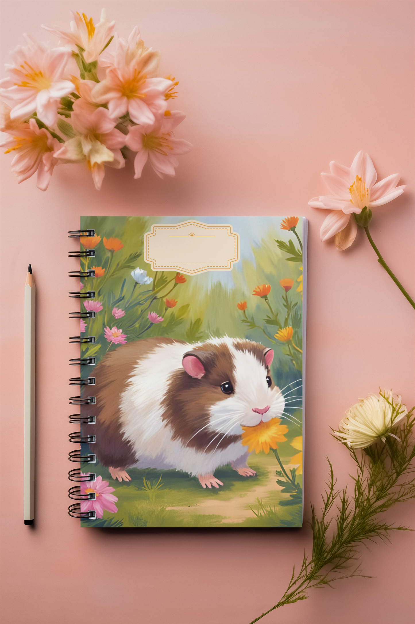 Bloom & Squeak - Guinea Pig Spiral Notebook