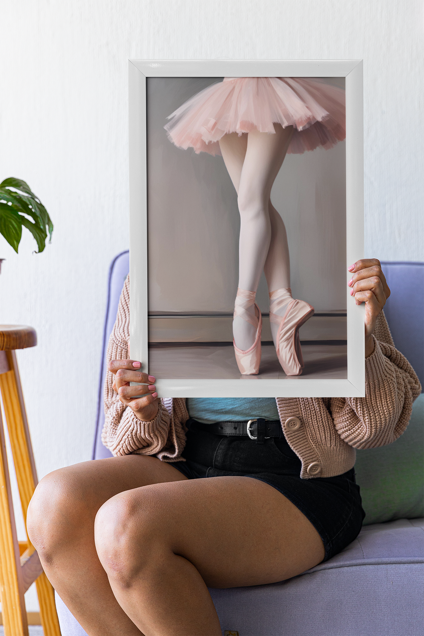 "Twirl of a Dream" - Ballerina Satin Poster