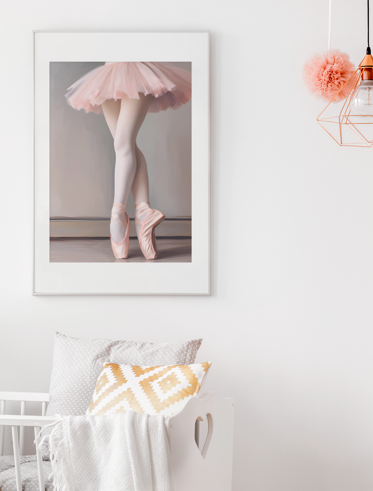 "Twirl of a Dream" - Ballerina Satin Poster