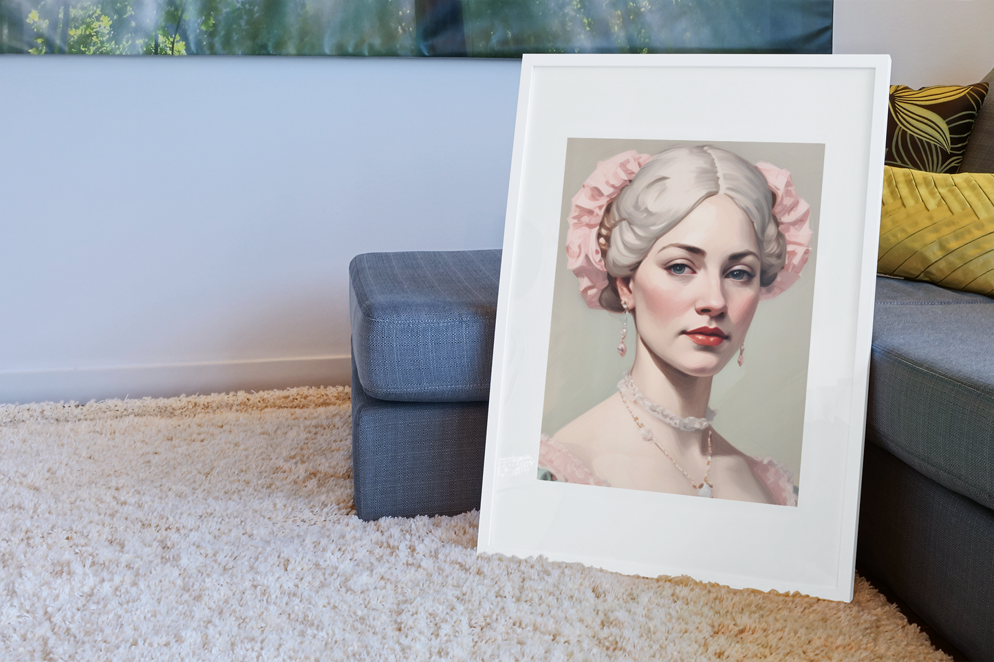 "A Queen’s Quiet Sorrow" - Satin Poster
