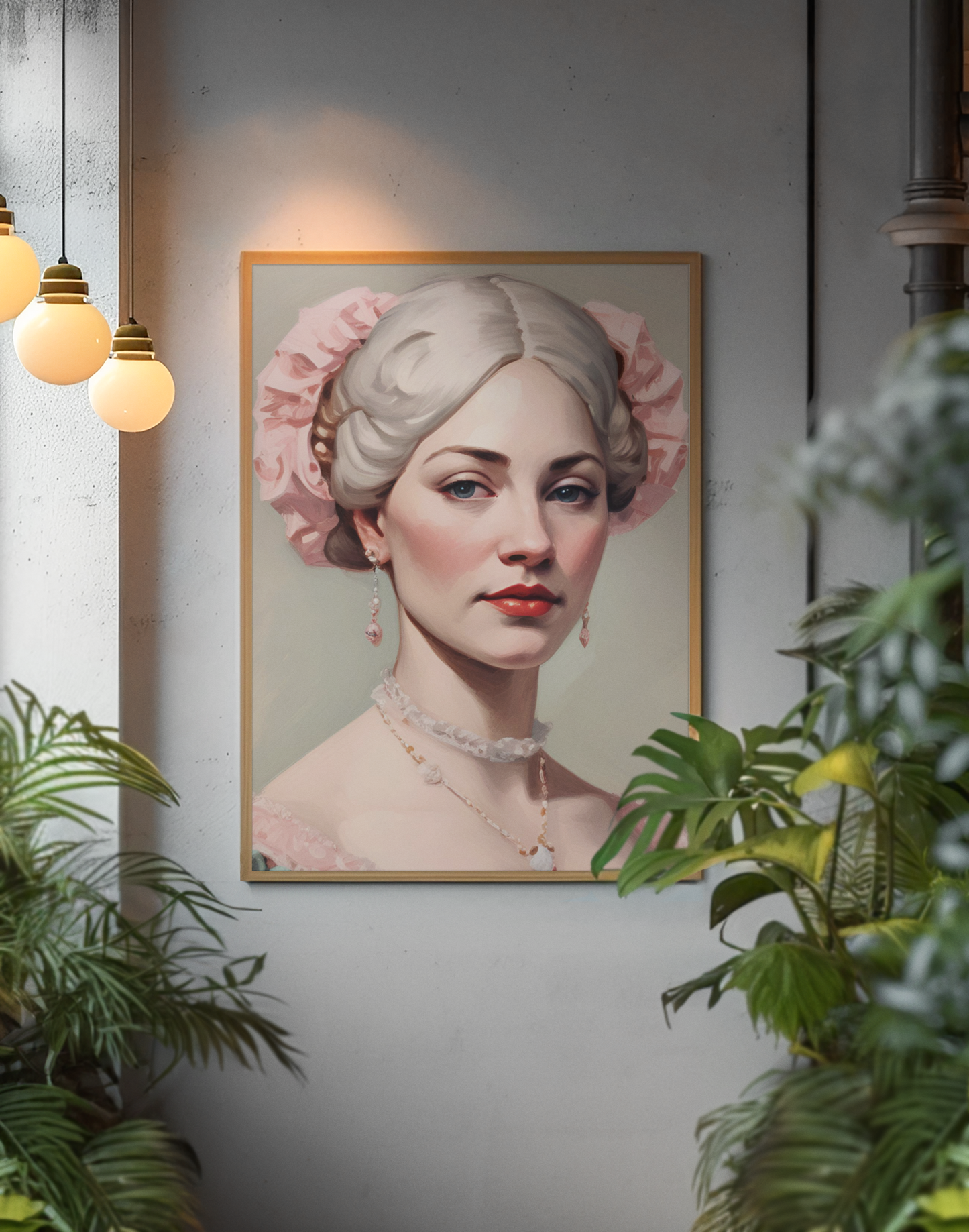 "A Queen’s Quiet Sorrow" - Satin Poster