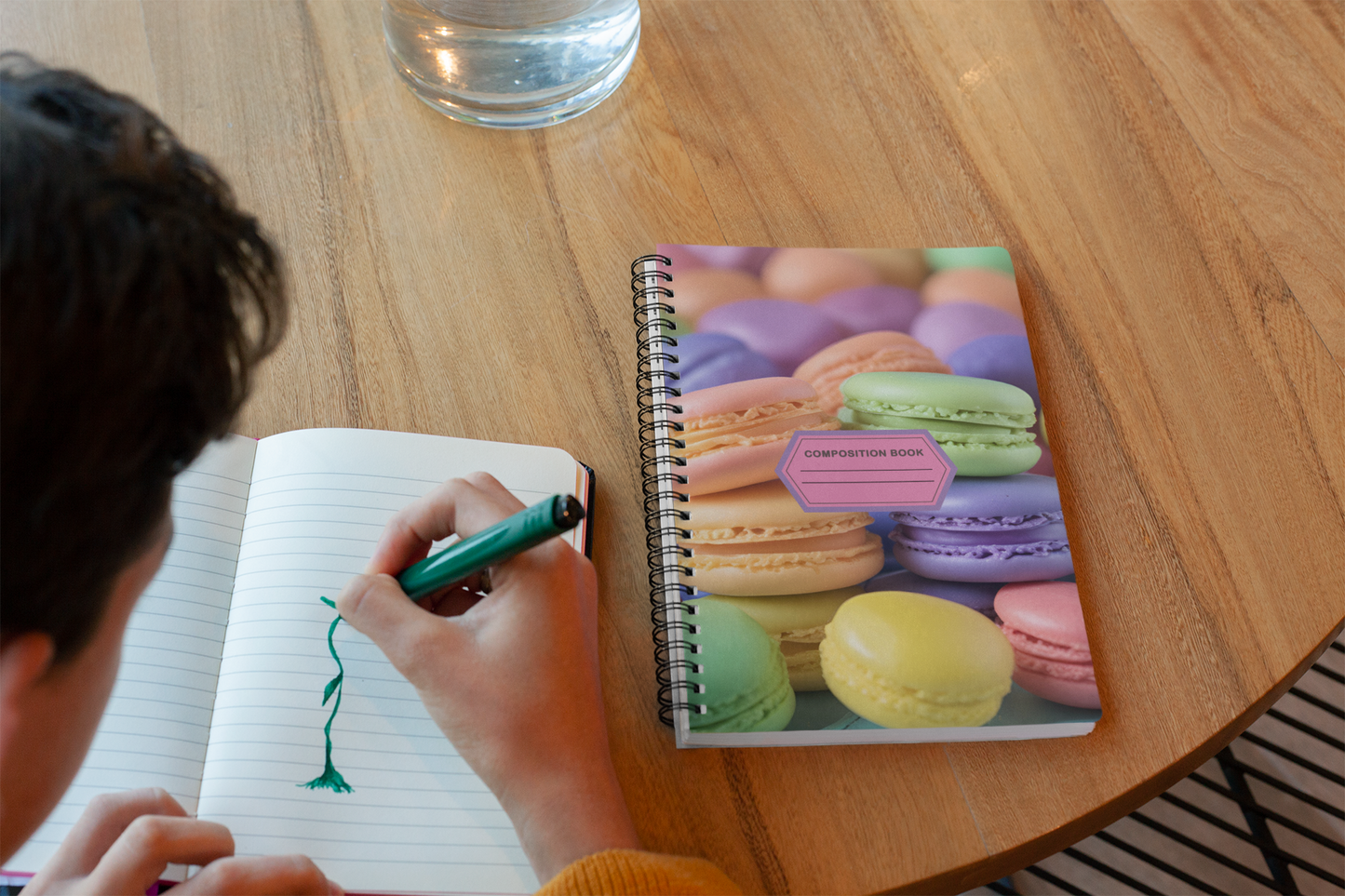 Sugar & Scribbles - Macaroon Spiral Notebook